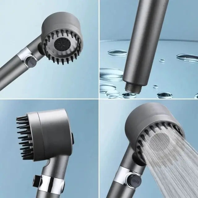 Cabezal De Ducha Turbo Con Masajeador 4 En 1 (Compra 1 & Obtén 1 GRATIS!🎁)