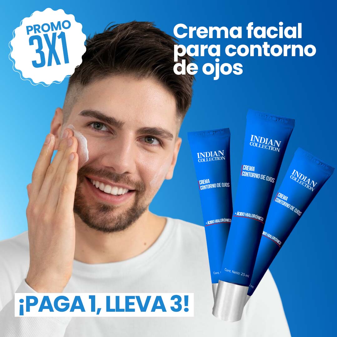 3x1 CREMA FACIAL PARA OJOS HOMBRE