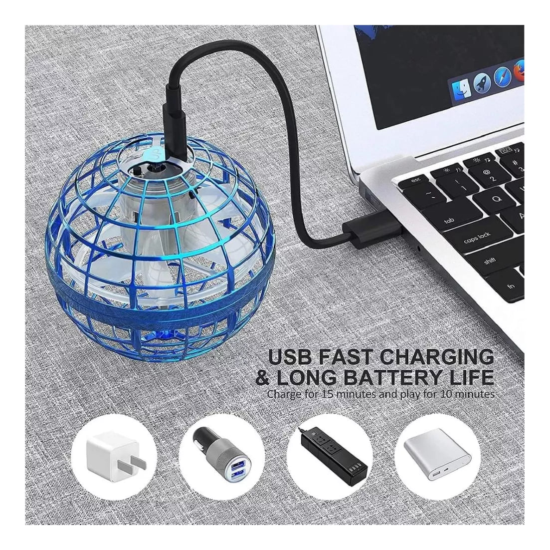 Esfera Dinamica Voladora Para Ninos + Farol Led de REGALO 🎁