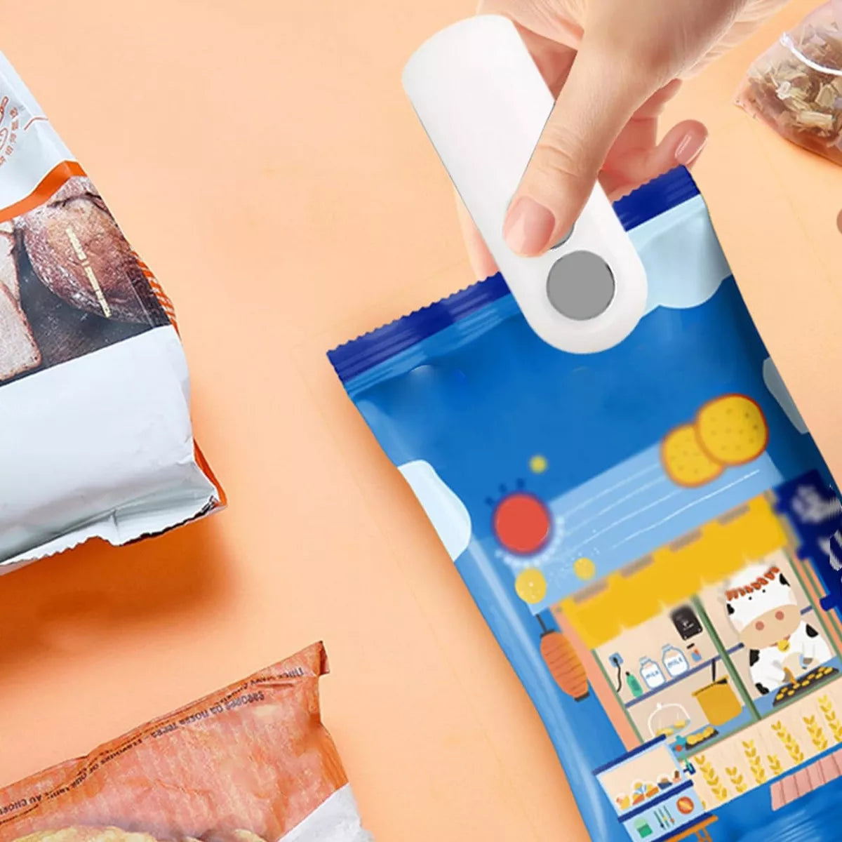 Mini Selladora De Bolsas Recargable