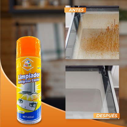 Spray desengrasante cocina