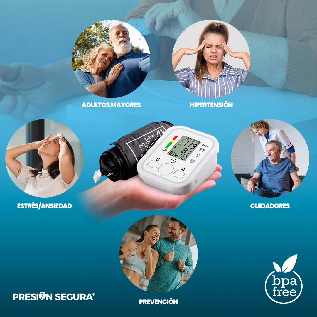 Presión Segura™ Medidor de presion arterial