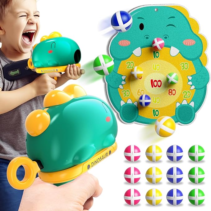 Pistola De Pelotas Pegajosas Para Niños