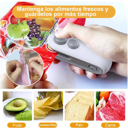 Mini Selladora De Bolsas Recargable