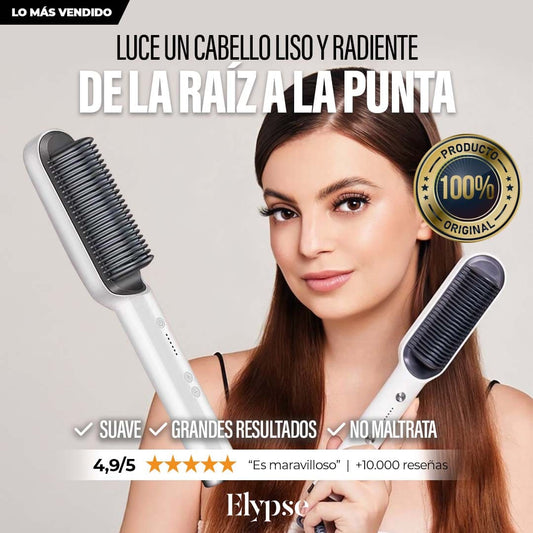 Plancha Cepillo Alisador Pelo Eléctrico
