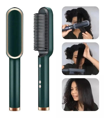Plancha Cepillo Alisador Pelo Eléctrico
