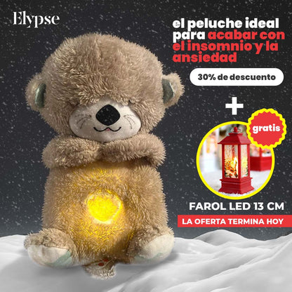 Bliss - Oso que alivia el estrés y ansiedad + Farol Led de REGALO 🎁