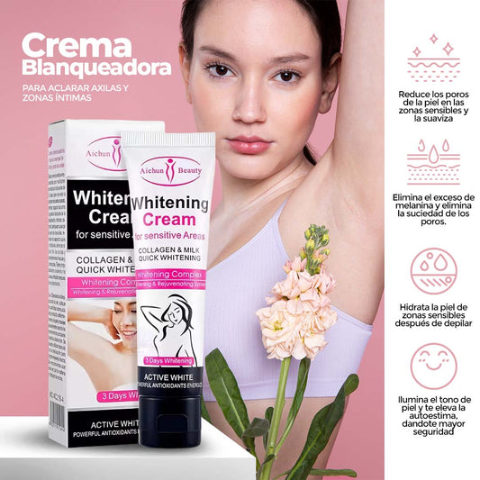 Crema Colageno Blanqueadora Aclarante (Axilas Codos Entrepierna)