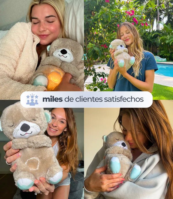 Bliss - Oso que alivia el estrés y ansiedad + Farol Led de REGALO 🎁