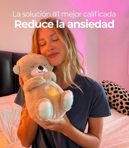 Bliss - Oso que alivia el estrés y ansiedad + Farol Led de REGALO 🎁